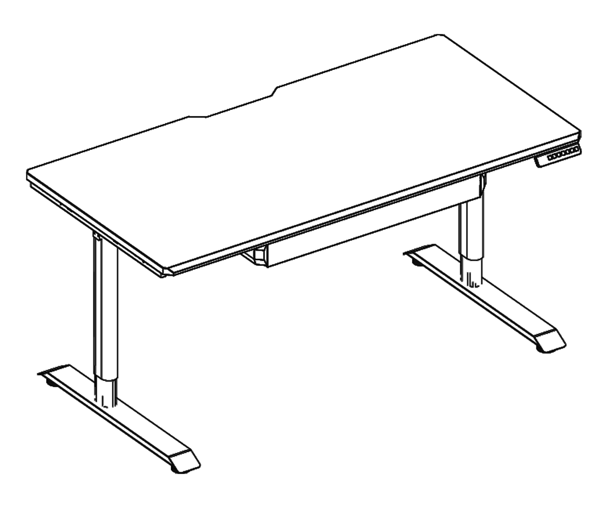 Main Desk dimensions