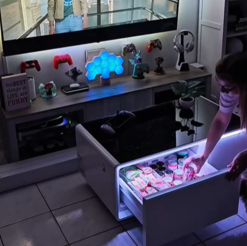 LT90 Pro 41-Inch Smart Coffee Table with Fridge