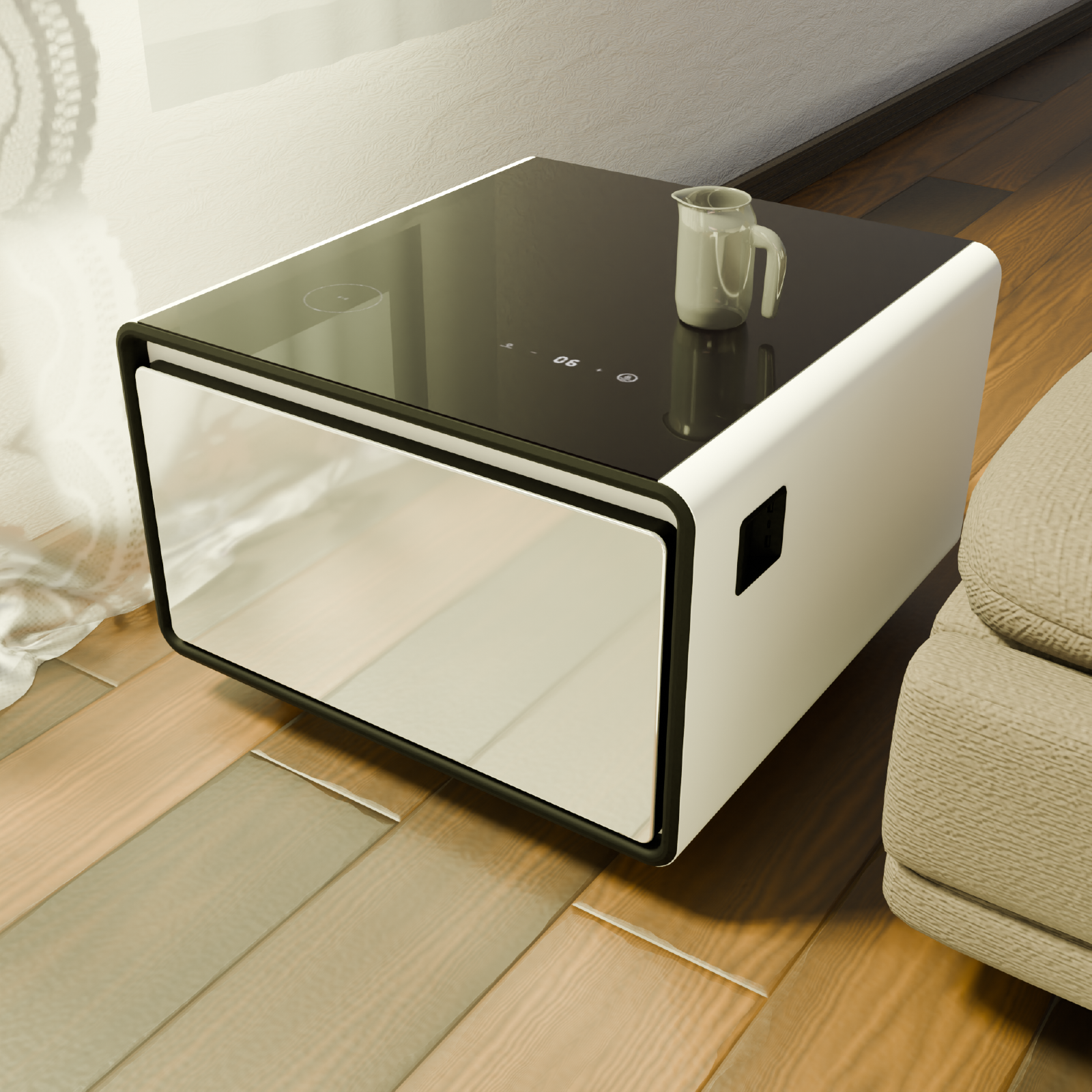 Livtab LT60 Smart Nightstand with Fridge