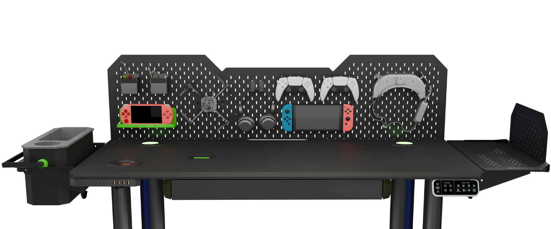Livtab Cyberone Standing Desk with drawer -Dual Motor, cable management