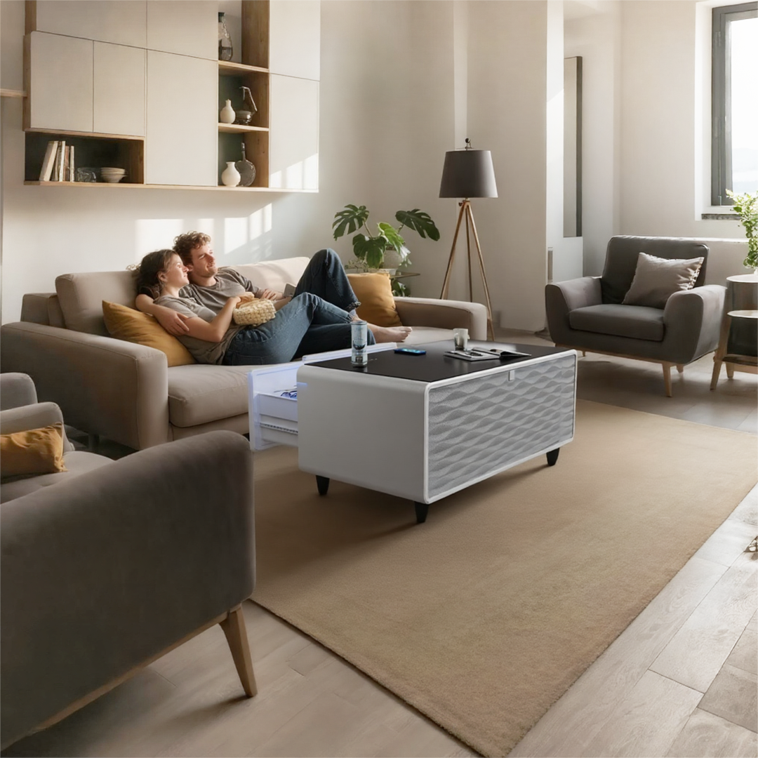 Livtab LT90 FreezerX Smart Coffee Table with Fridge and Freezer