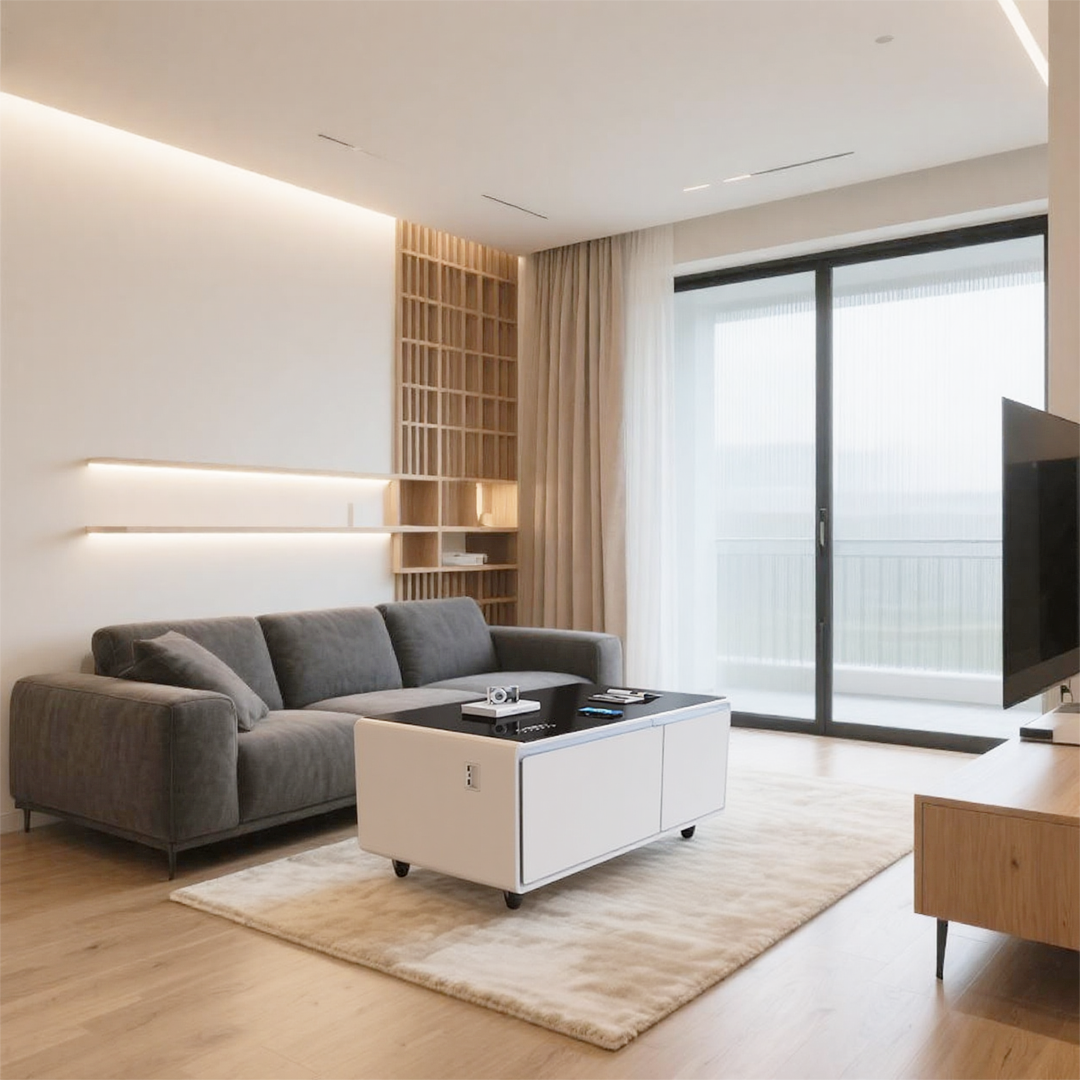 Livtab LT90 Pro Smart Coffee Table with Fridge