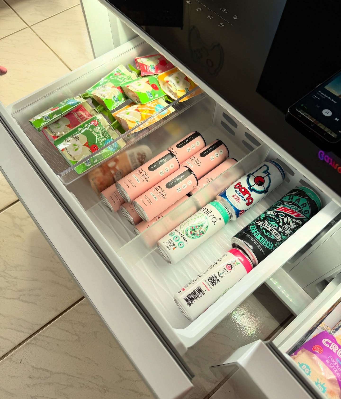 Livtab LT90 FreezerX Smart Coffee Table with Fridge and Freezer