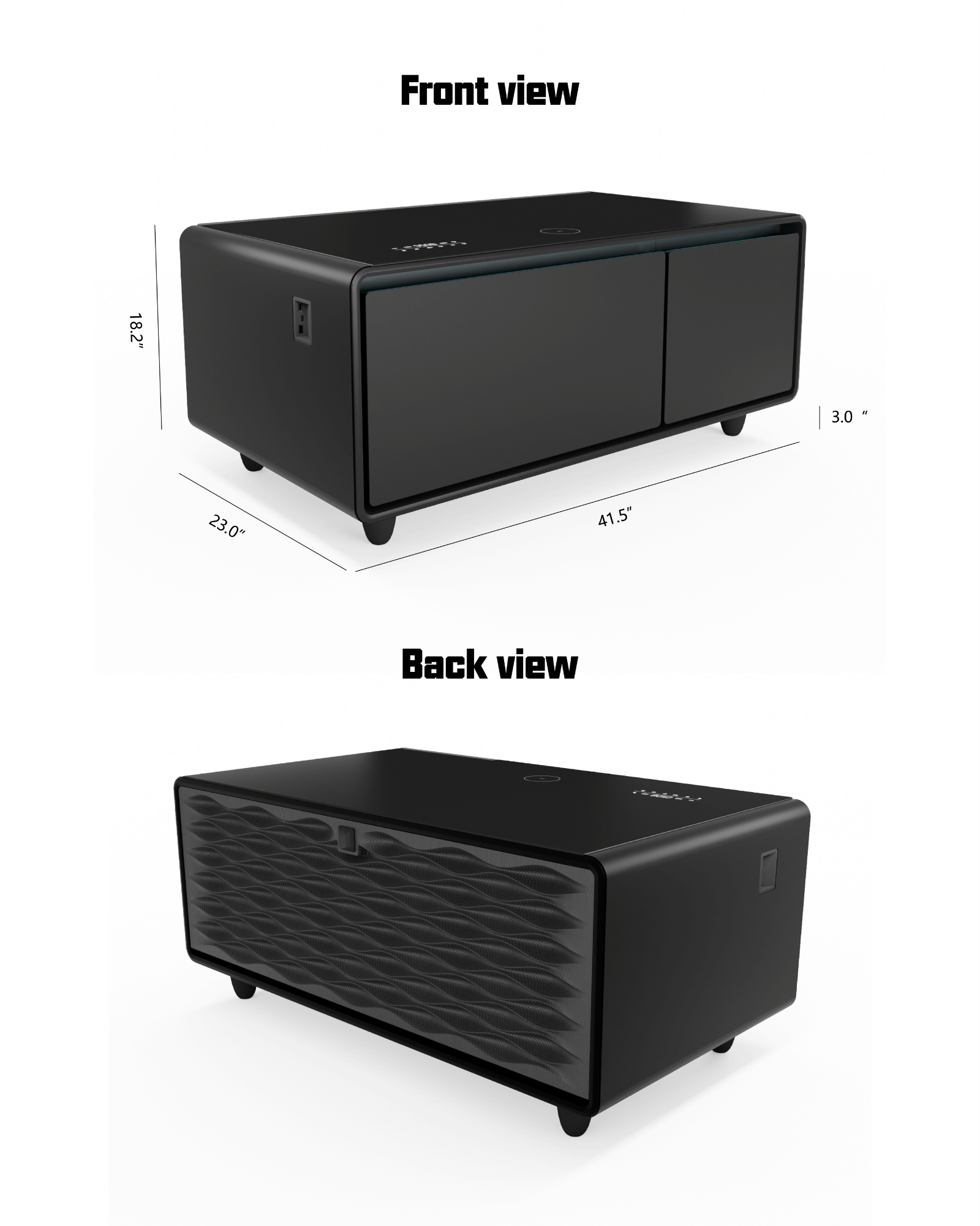 Livtab LT90 Pro Smart Coffee Table size