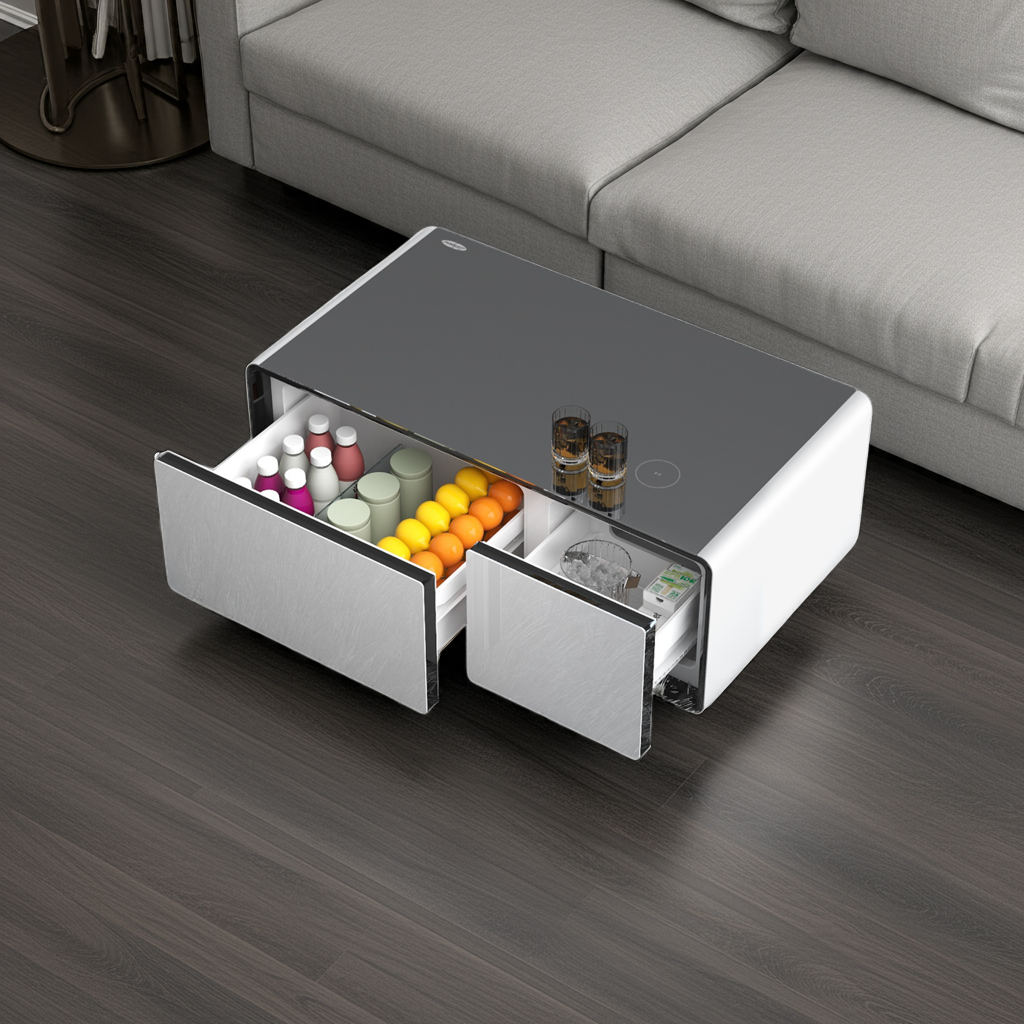 Livtab LT90 Pro Smart Coffee Table with Fridge