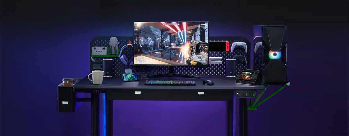 RGB Standing Desk Lighting: Setup, Cable Routing and Everyday Use