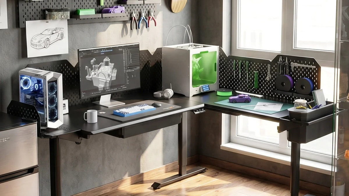 L-Shaped Standing Desk vs. Two Separate Desks: Which Should You Buy?