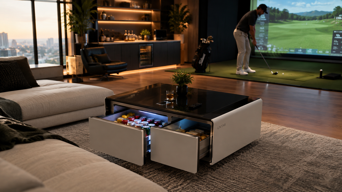 How to Choose a Smart Coffee Table for an Indoor Golf Venue