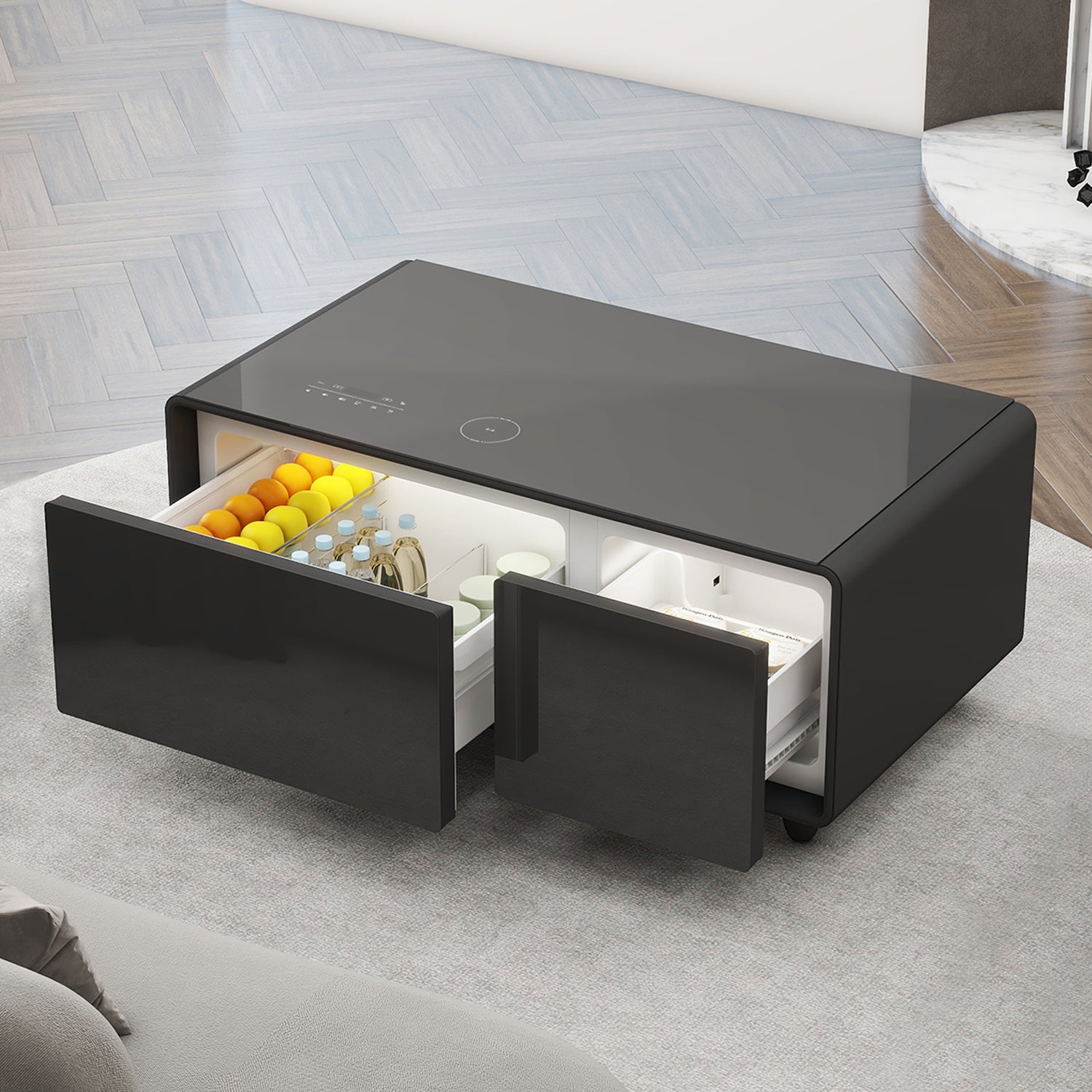 Livtab LT90 Pro Smart Coffee Table with Fridge