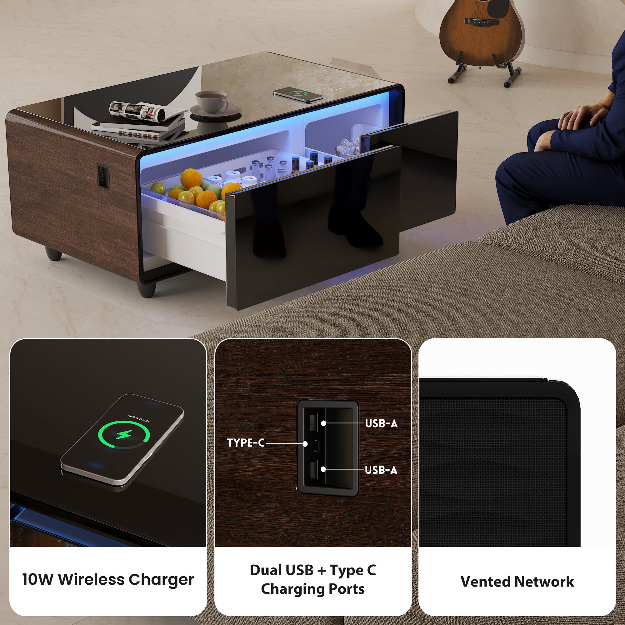 LT90 FreezerX Smart Coffee Table