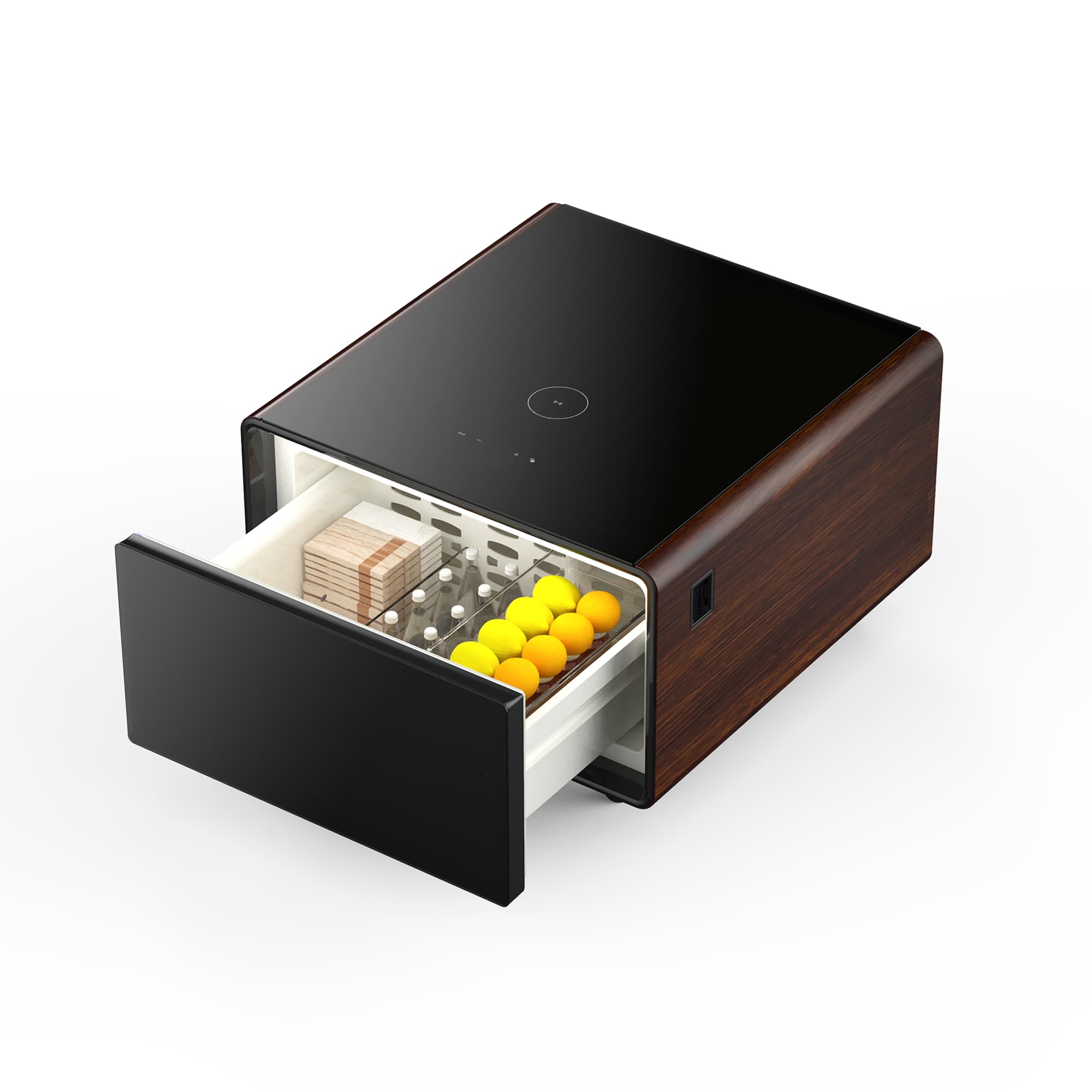 LIVTAB LT60 Smart Side Table with Refrigerated Storage and Wireless Charging