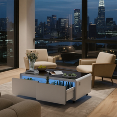 Livtab LT135 Smart Coffee Table with Fridge