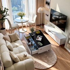 Livtab LT135 Smart Coffee Table with Fridge