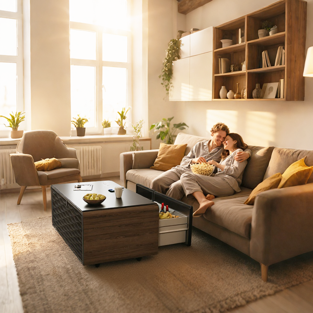 Livtab LT90 Pro Smart Coffee Table with Fridge