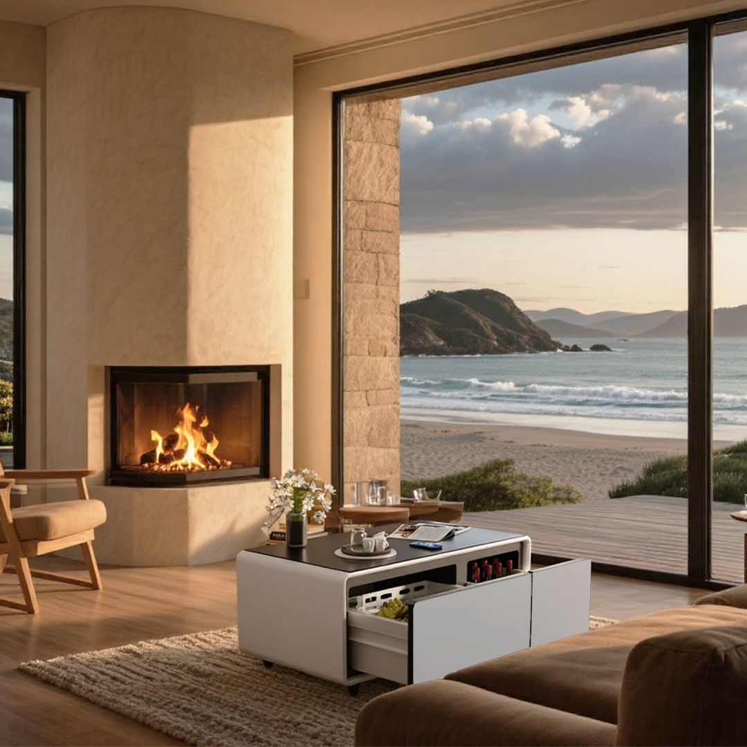 Livtab LT90 Pro Smart Coffee Table with Fridge