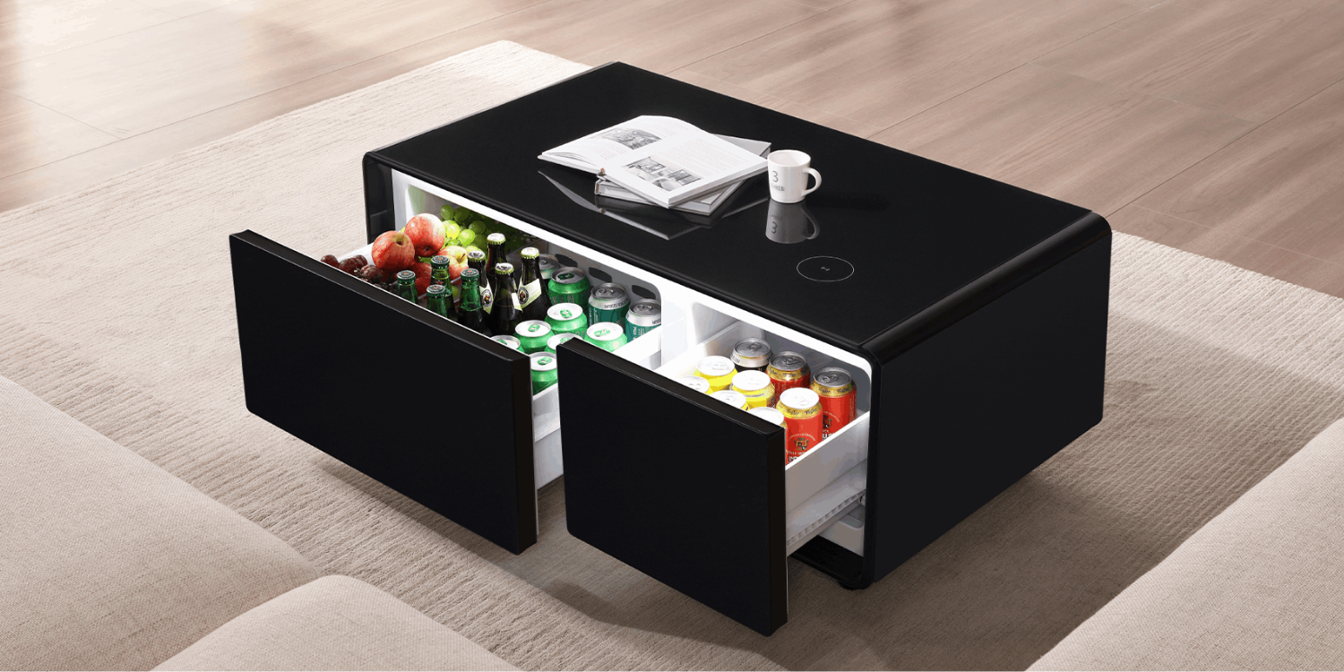 LIVTAB LT 90  Smart Coffee Table with fridge