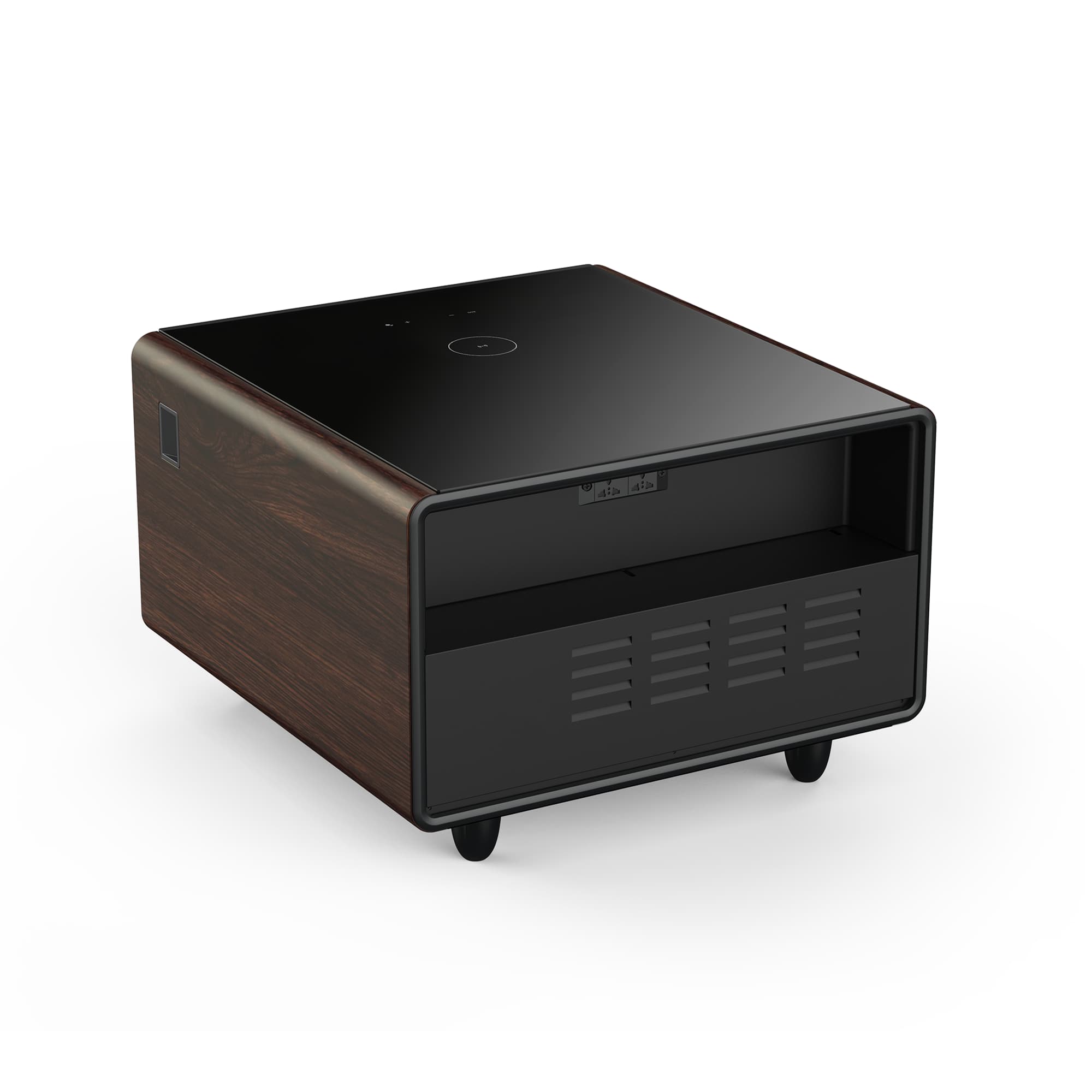 LIVTAB LT60 Smart Side Table with Refrigerated Storage and Wireless Charging